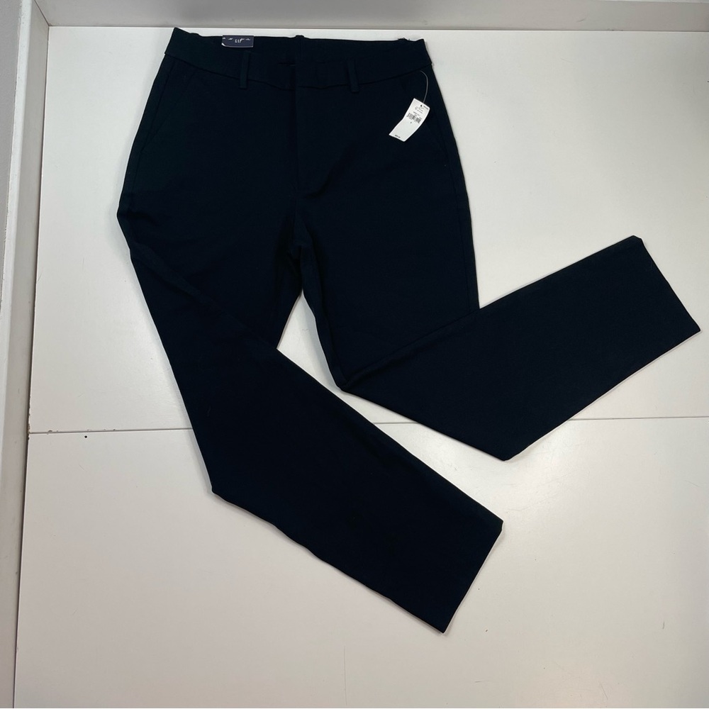 NEW GAP WOMEN PANTS Sz 6 BISTRETCH SLIM BLACK